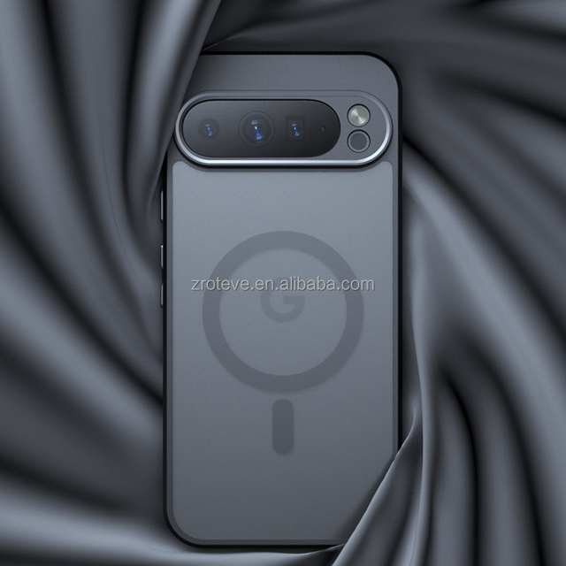 2 in 1 PC Matte Back Cover TPU Black Frame Magnetic Shockproof Coque For Google Pixel 10 9 8 8A 9A Pixel10 Pro XL Phone Case
