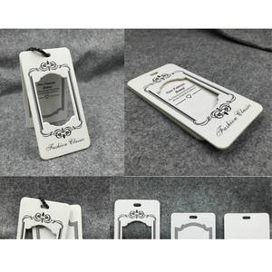 Compre Productos Chinos: Etiquetas Colgantes de Cartón Plástico Comercial para <span class=keywords><strong>Ropa</strong></span> - Product Image 3