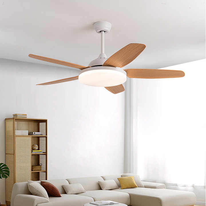 Đèn quạt trần sáng tạo hiện đại Bắc Âu đơn giản cho phòng ăn gia đình phòng khách phòng ngủ đèn chùm có đèn LED trực tiếp từ nhà máy