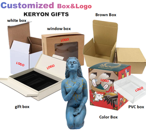 Venta al por mayor resina sexy dama Mesa Decoración auto amor Redención Serie Diosa mujer arrodillada Estatua escultura - Product Image 6