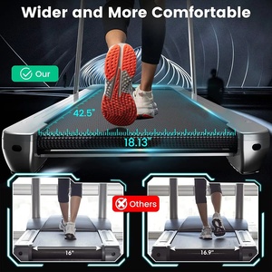 Caminadora <span class=keywords><strong>El</strong></span>éctrica Plegable 2 en 1 de 3.0 HP para Debajo del Escritorio con Pantalla LED, Capacidad de 100 kg y Cinta de Correr Ancha para <span class=keywords><strong>el</strong></span> Hogar - Product Image 4
