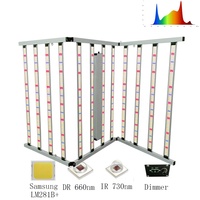 1200w led élèvent la lumière spectre complet haute PPFD professionnel haute puissance Samsung 1200w led élèvent la barre lumineuse avec UV IR
