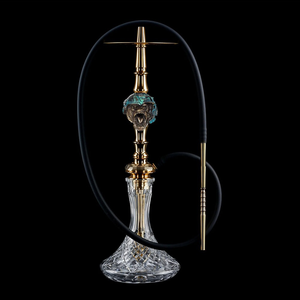 Nuevo Set Completo de Hookah de Alta Calidad con Forma de Animal Metálico y una Sola Manguera - Product Image 1