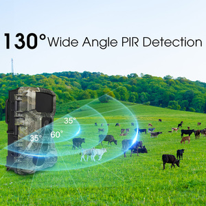 Ngoài trời nhiệt phạm vi 2.7K <span class=keywords><strong>video</strong></span> 42MP không dây Wifi 50m tầm nhìn ban đêm IP66 không thấm nước Đường Mòn săn bắn máy ảnh cho động vật hoang dã - Product Image 5