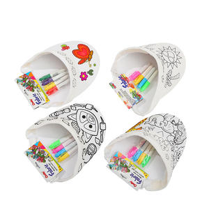 Juego <span class=keywords><strong>de</strong></span> pintura DIY para niños, juego <span class=keywords><strong>de</strong></span> pintura <span class=keywords><strong>de</strong></span> grafiti, sombrero y rotulador <span class=keywords><strong>de</strong></span> tela, regalo escolar, suministros <span class=keywords><strong>de</strong></span> arte para estudiantes - Product Image 1