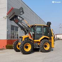 Yaweh JCB 4CX Chine 8TON chargeuse pelleteuse YF388 chargeuse sur pneus chargeur frontal avec pelles