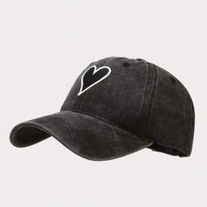 Casquette de baseball brodée délavée style Europe-Amérique pour femme, rétro, à visière courbée, pour l'extérieur, personnalisable - Product Image 4