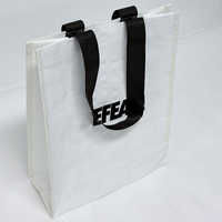 Sacs fourre-tout réutilisables en polypropylène, écologiques, imperméables, sacs de courses en tissu tissé PP recyclables, sacs en tissu tissé PP laminés