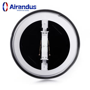 Difusor de Techo Redondo <span class=keywords><strong>ZENGO</strong></span> CD-RA, Conducto Espiral para Aire Acondicionado, Ventilación de Aluminio, Cubiertas de Ventilación Ajustables, Compuerta - Product Image 2