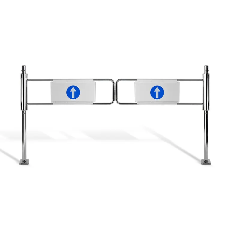 Electronic Stainless Steel Automatic Swing Gate For Supermarket Shop