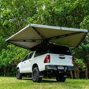 Auvent 270 Awning Plus avec protection solaire UV à 360 degrés pour voiture, abri solaire étendu, auvent de toit pour voiture avec murs lumineux à LED - Product Image 2