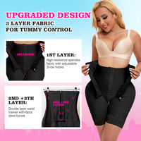 Pantalones cortos moldeadores personalizados Bbl Fajas Colombianas Moldeadoras Post Cirugía Levantador de glúteos Mujeres Fajas Ropa corta de alta compresión
