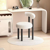 JJ250014-3 Internet célébrité maquillage Ins Style chaise de bureau tabouret arrière chambre coiffeuse maquillage chaise luxe Simple