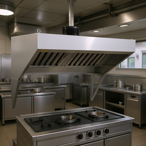 Campana Extractora Comercial Vevor de 4 Pies con Filtro de Malla Desmontable en Forma de U, Acero Inoxidable 201, Montaje en Pared - Product Image 2