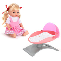 Nouveaux jouets pour enfants, poupées en vinyle de 14 pouces avec accessoires, biberon pour bébé qui boit et fait pipi, couches en papier, 12 sons Ic
