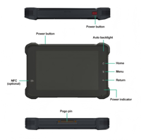 Tablette PC Android 13 robuste de 7 pouces, entrée AHD 4CH, 1000 nits, IP67, ordinateur embarqué, tablette industrielle pour chariot élévateur, entrepôt