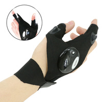 Gants pratiques et durables pour outils à main et équipement de plein air, respirants, imperméables, avec lumière LED haute luminosité, outils de sauvetage