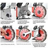 Aizn Wonderful Machine de rainurage CNC à profilage monobloc, outil de rainurage avancé 220V 1.5kW, facile à utiliser pour la découpe de rainures linéaires