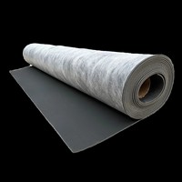 Panneau d'isolation acoustique en feutre insonorisant MLV gris moderne pour chambres et studios