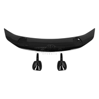 Nouveau Spoiler de Coffre HS Noir Brillant en ABS, 21ème Génération Universel Sans Feu, pour Berline