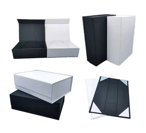 Boîte cadeau pliante magnétique <span class=keywords><strong>de</strong></span> luxe avec logo personnalisé, pour vêtements <span class=keywords><strong>de</strong></span> garçon, chaussures, boîte en papier, emballage cadeau - Product Image 4