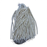 Vente en gros de brins de perles d'eau douce naturelles blanches, haute brillance, 11-13 mm, qualité AA, perles en vrac pour la fabrication de bijoux