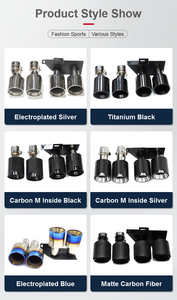 Tubos de Escape SYPES para F10 F11 F18 <span class=keywords><strong>520i</strong></span> 523i 525i 530i, Mejora con Fibra de Carbono, Punta de Escape M Performance, Punta de Silenciador Cuádruple - Product Image 5