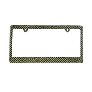 Marco de placa de <span class=keywords><strong>matrícula</strong></span> de fibra de carbono 100% real forjado en fábrica Tipos personalizados para el mercado de Europa y EE. UU. - Product Image 3