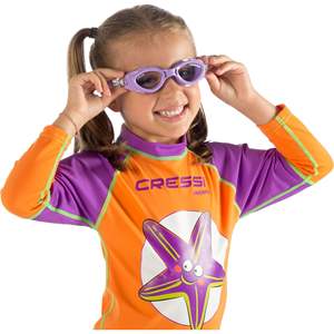 CRESSI DE2031 CRAB Occhialini da Nuoto per Bambini Blu Trasparente con Protezione UV Impermeabili e Anti-Appannamento per Bambini Made in Italy - Product Image 3