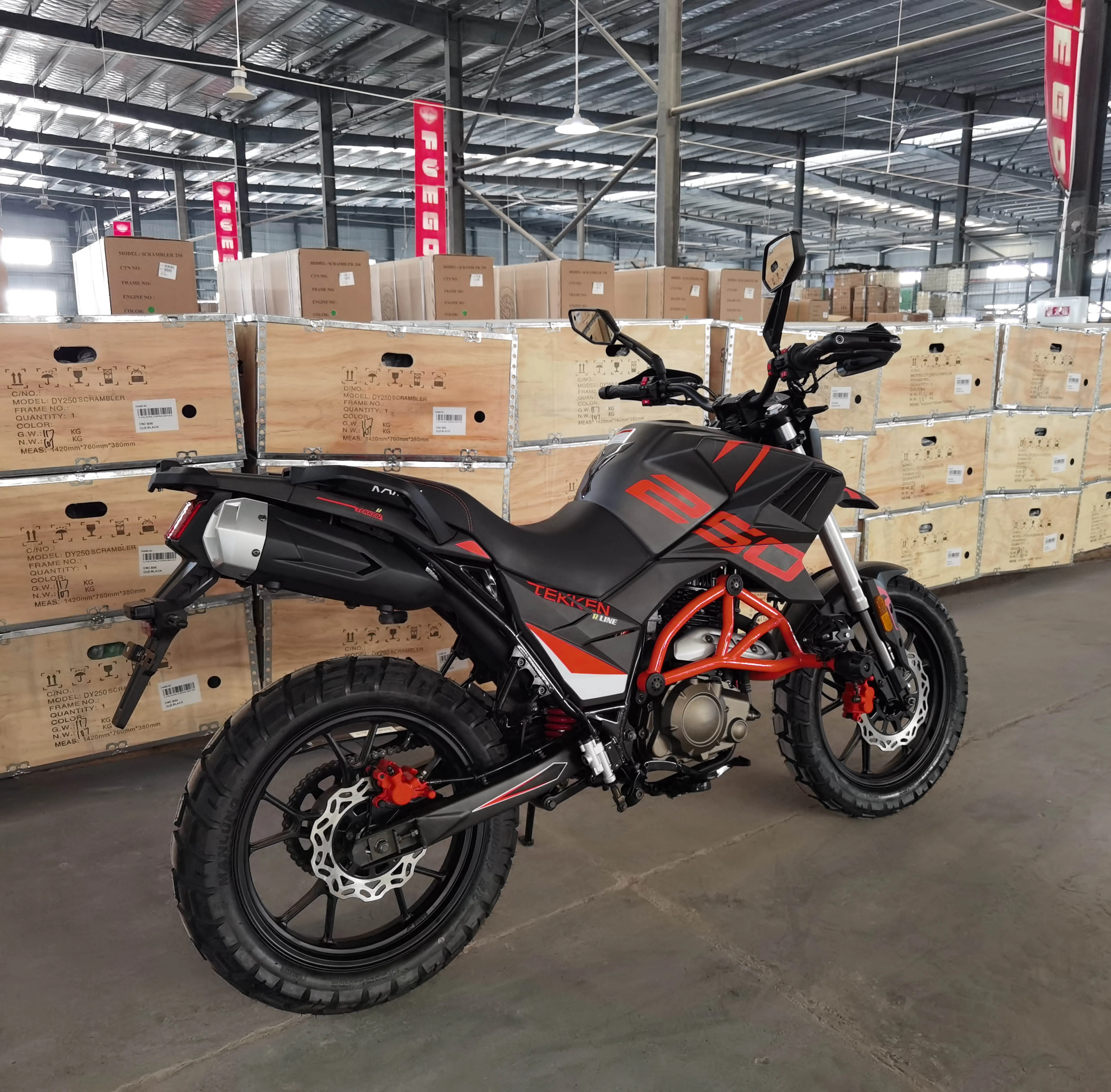 2022 nouvelles motos tout-terrain, moto chinoise bon marché 250cc, moto chinoise 125cc cee