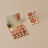 Ensemble de maquillage haut de gamme personnalisé |   Palette de fards à paupières tout-en-un, boîte-cadeau en poudre |   Boîtes rigides durables pour kit de beauté, emballage complet