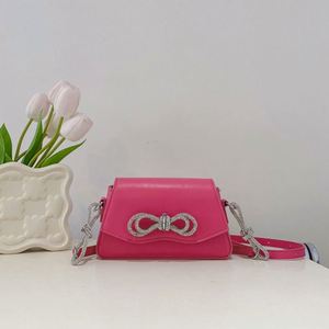 Bolso Tote Cruzado de Verano para Mujer, Nuevo Bolso Cuadrado Pequeño Abierto de Moda con Lazo y Bordado, Dos Asas - Product Image 4