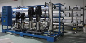 Ahorro del problema de la indecisión 8000LPH Sistema de filtro de agua de ósmosis inversa de doble etapa Maquinaria de tratamiento de agua - Product Image 5