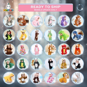 Michley <span class=keywords><strong>gufo</strong></span> viola con cappuccio pagliaccetto per bambino OEM ODM disegno animale cartone animato con cerniera nuovo modello di <span class=keywords><strong>abbigliamento</strong></span> in tessuto per bambine - Product Image 3