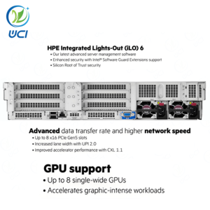HPE Proliant DL380 G11 G12 Intel <span class=keywords><strong>Xeon</strong></span> Silver 4410 2,1 ГГц 16-ядерный 1P 32GB DDR4 8SFF SSD <span class=keywords><strong>2U</strong></span> стоечный сервер для центра обработки данных в наличии - Product Image 3