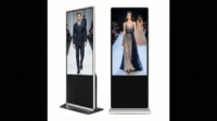 Kiosque LCD sur pied avec écran tactile, caméra intégrée, reconnaissance faciale, analyse d'audience pour services en libre-service – Fournisseur d'usine