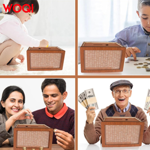 Woqi hộp tiền chất lượng cao với kiểm tra số cho trẻ em và người lớn với mục tiêu tiết kiệm - Product Image 5