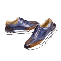 Chaussures habillées décontractées italiennes pour hommes toutes saisons en cuir pleine fleur style britannique Oxfords Confort original Design léger et respirant