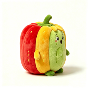 Peluche de pimiento personalizado, peluche de verdura, juguete de peluche de pimiento - Product Image 4