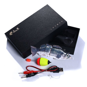 Leurres <span class=keywords><strong>de</strong></span> pêche rechargeables par USB lumière LED clignotante appâts durs <span class=keywords><strong>de</strong></span> 15cm/54g leurre <span class=keywords><strong>de</strong></span> pêche électrique appâts durs <span class=keywords><strong>de</strong></span> natation - Product Image 1