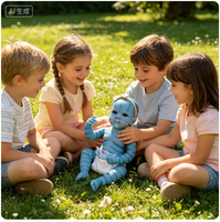 Neue 20-Zoll Blue Fairy Skin realistische und weiche Vinyl-Reborn-Puppe – perfektes Geschenk für Kinder