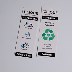 Etiqueta de papel de ropa ecológica Producto sostenible y ecológico - Product Image 5