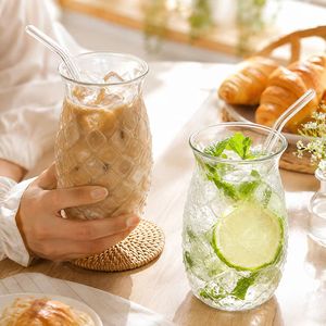 <span class=keywords><strong>Verre</strong></span> à cocktail et <span class=keywords><strong>mojito</strong></span> créatif en forme d'ananas, résistant à la chaleur, simple paroi, pour café/jus - Product Image 1