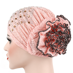 <span class=keywords><strong>Chapeau</strong></span> Turban en coton tressé extensible pour femmes musulmanes, <span class=keywords><strong>foulard</strong></span>, bonnet de chimiothérapie, casquette, Hijab, couvre-chef, nouveau - Product Image 3