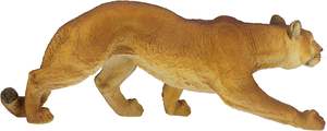 अमेरिकी माउंटेन कूगर इनडोर/आउटडोर गार्डन राल प्रतिमा हैंडकास्ट पॉलीरेसिन, पूर्ण रंग - Product Image 4