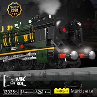Mould King 12025S Train électrique technique RC, locomotive 231, modèle de train, jouets, cadeau, 3898 pièces, ensembles de blocs de construction