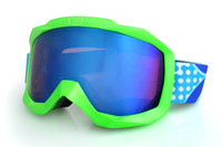 HUBO 101 Lunettes de course de moto, cadre en TPU, lentille en PC, protection UV400, sangle réglable, ATV UTV Dirt MX Motocross personnalisé