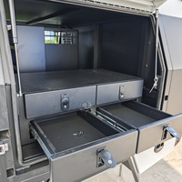 Plateau et auvent amovibles personnalisés pour double cabine, auvent sur mesure avec réservoir de carburant pour pick-up Hilux/Ford Ranger/Toyota