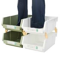 Boîtes de rangement pour entrepôt, boîtes en plastique, boîtes empilables pour la maison, boîte de rangement de haute qualité, boîte de rangement écologique recyclable, boîte pour étagère