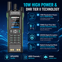 Robustes DMR Walkie-Talkie für DM-32UV GPS-Positionierung NOAA Wetterkanal USB-C Aufladbar 10W VHF/UHF 2000-2500mAh